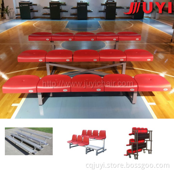 JY-717 mobile aluminium tribune arena tribune stadium bench